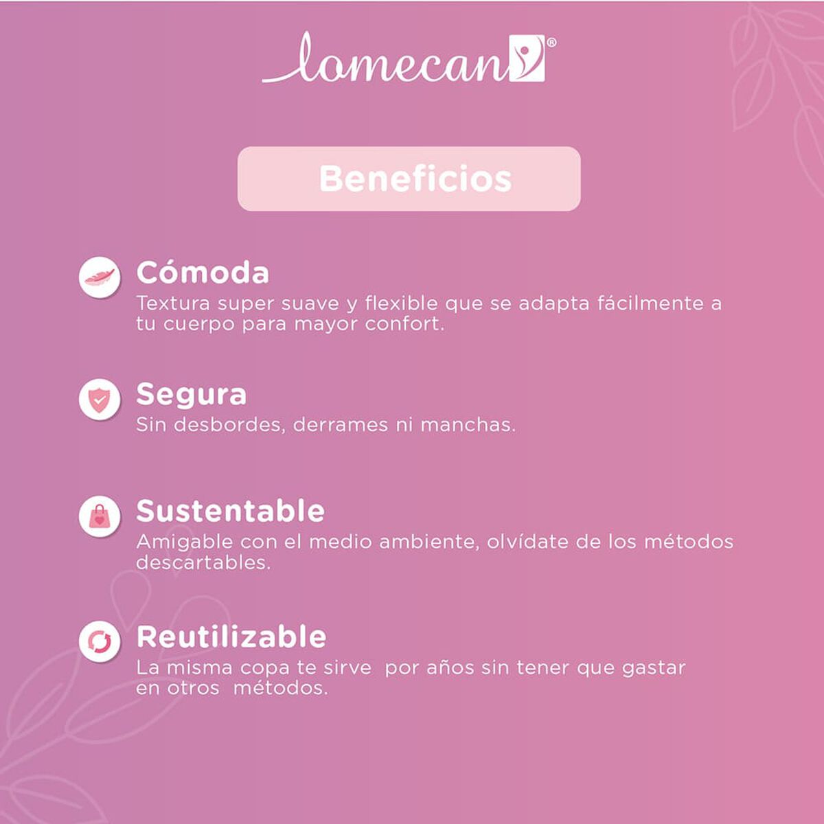 Copa Menstrual Talla 2 Lomecan