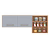 Mueble Aereo Cocina Vekkahome 2 Puertas Alba Caf&eacute;
