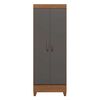 Clóset Casanova Multi Fit 2 Puertas Café y Gris