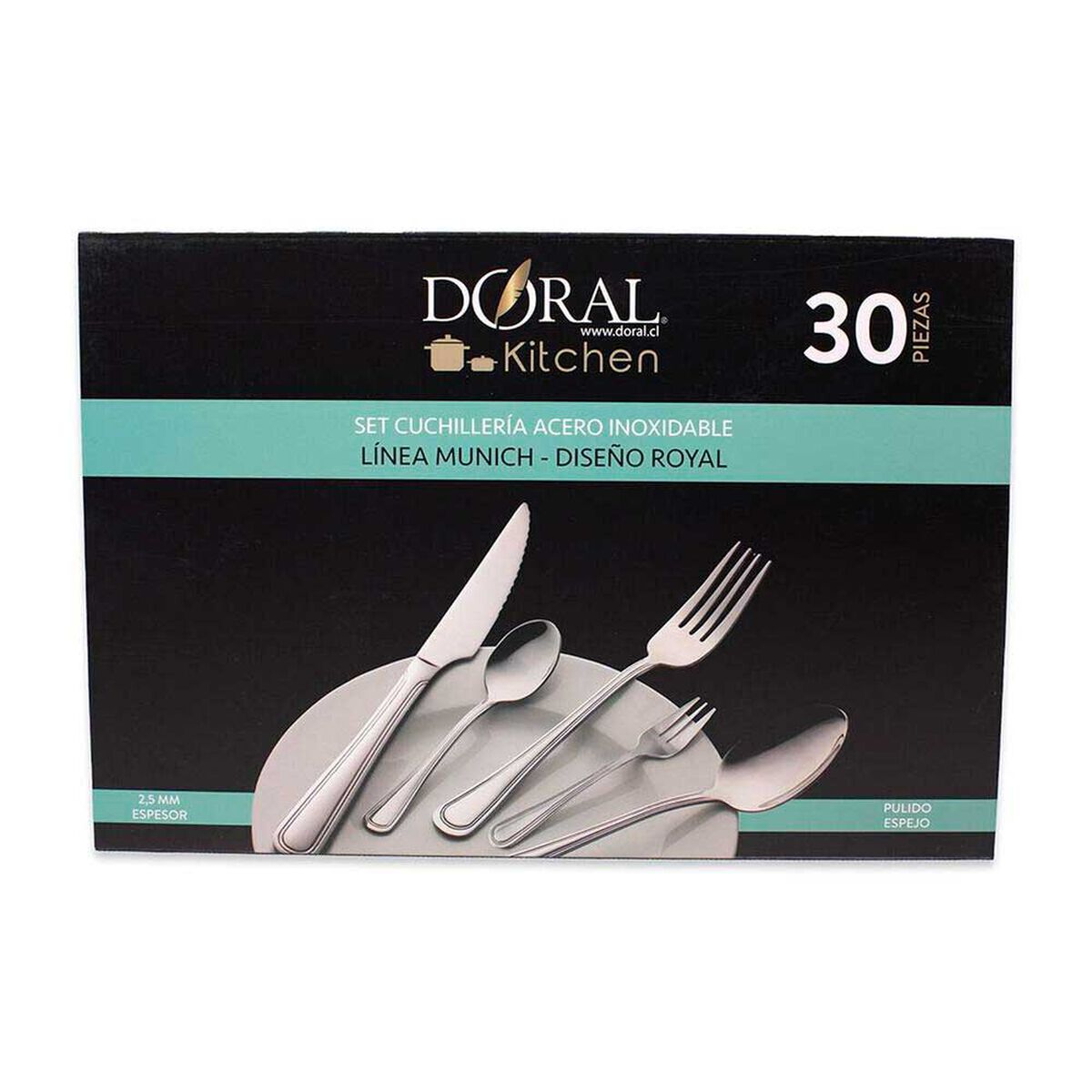 Juego de Cuchiller&iacute;a Doral Munich 30 Piezas