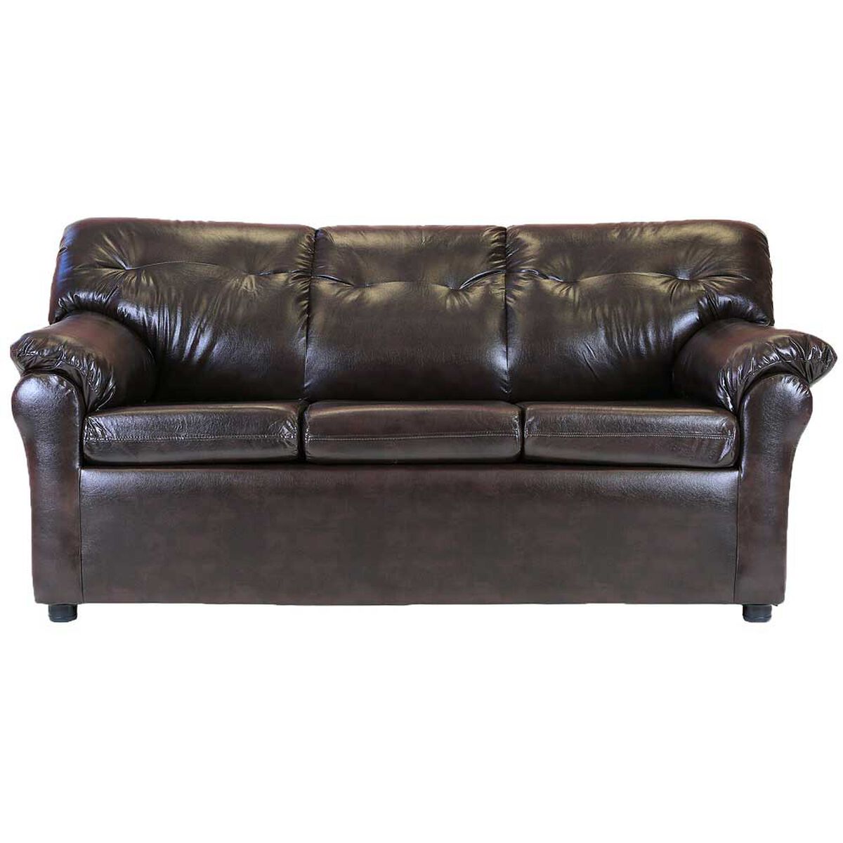 Juego de Living Muebles America Santa Fe Sofá 3 Cuerpos + Sofá 2 Cuerpos + Sillón 1 Cuerpo Café Moro