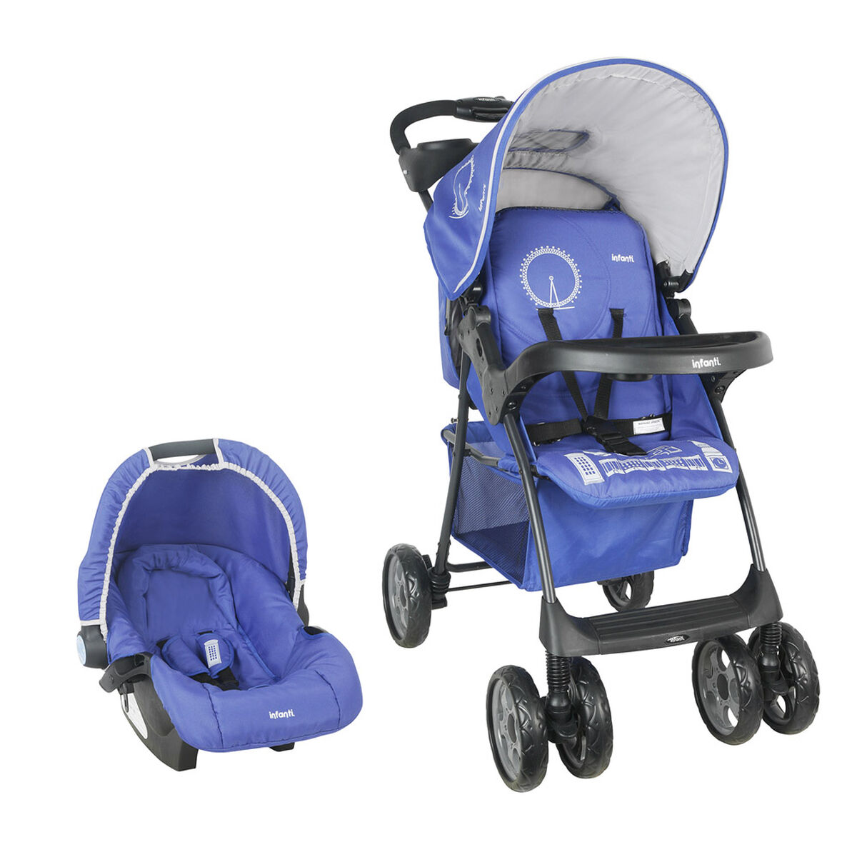 Coche Travel System Kei London Blue