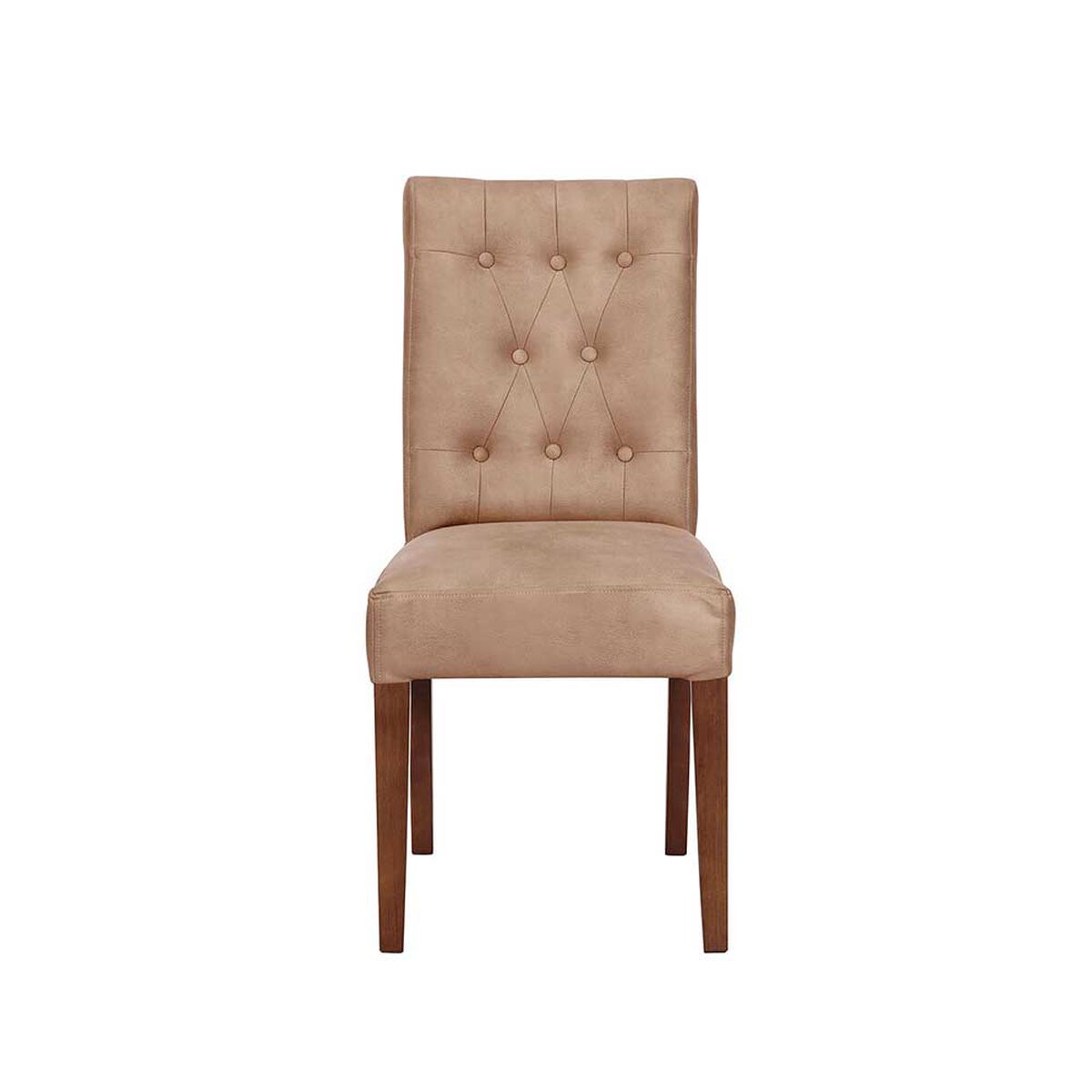 Juego de Comedor Latam Home Sevilla Oviedo 2 Sillas + 2 Bancas Cuero Kentucky Beige