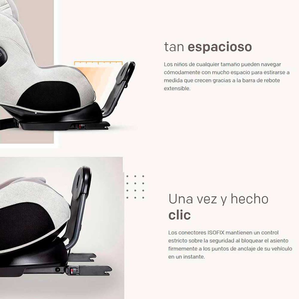 Silla de Auto Convertible Gris Joie