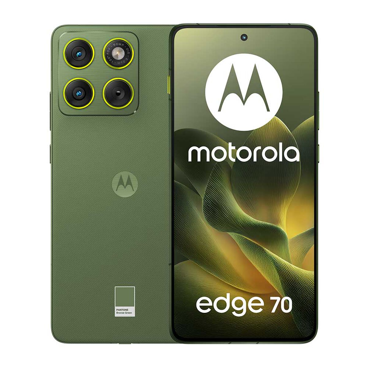 Celular Motorola Edge 70 5G 512 GB 6,67" Verde Olivo