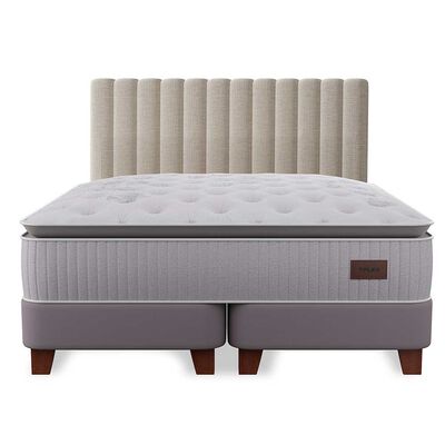 Imagen 2 del producto Cama Europea Flex 2 plazas Heritage + Respaldo Tubular