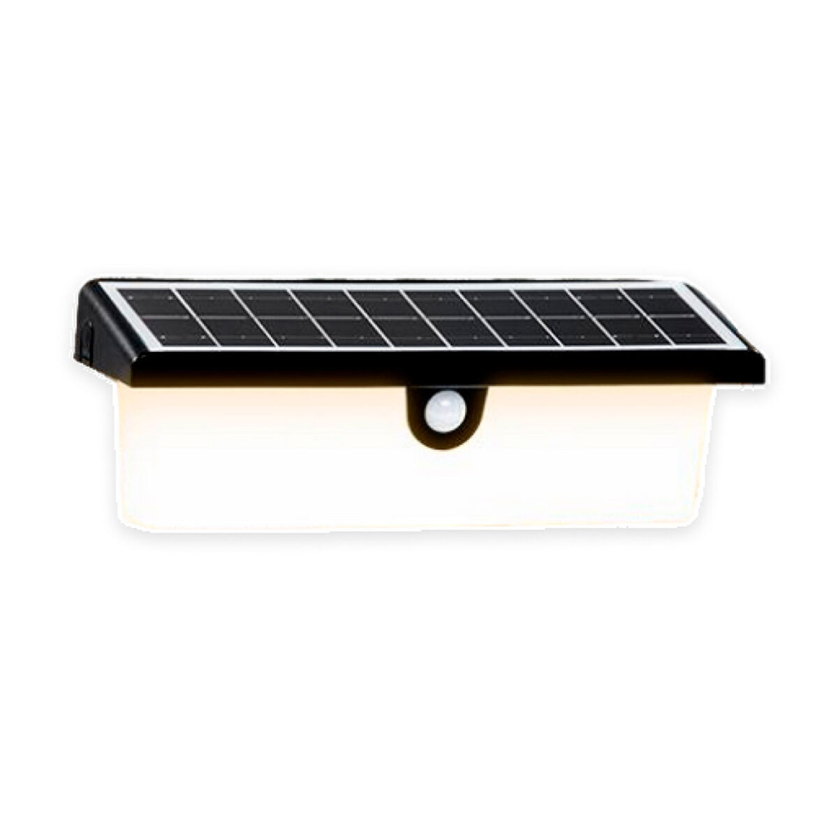 Aplique Solar Rectangular Contra Agua Con Sensor D Pro Outdoor