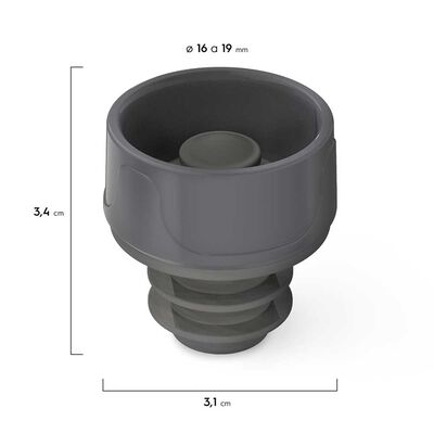 Imagen 2 del producto Set 3 Tapones para Vino Fensa Gris