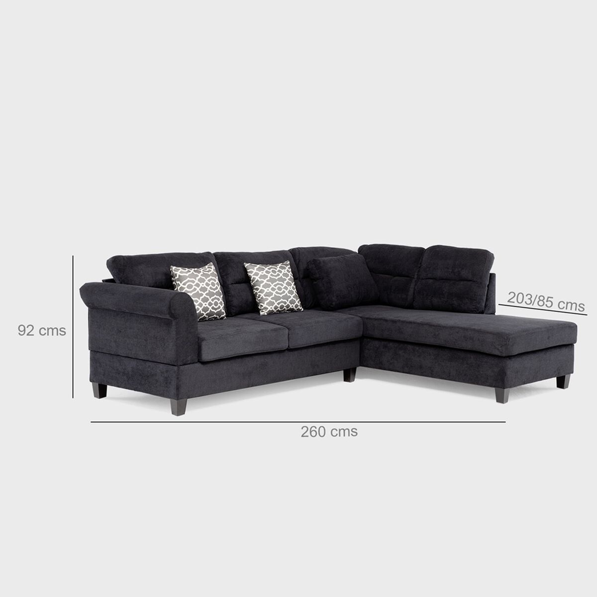 Seccional Daniels KM107RBK 4 Cuerpos Negro