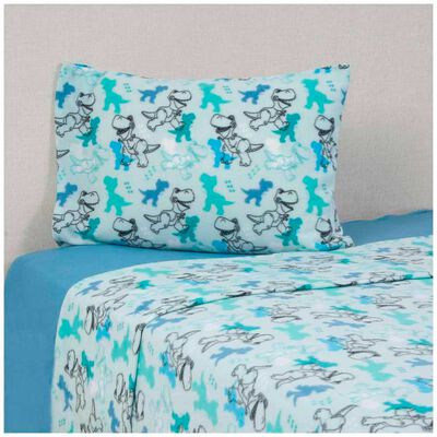 Imagen 1 del producto Juego de Sábanas Polar Infantil Disney 1,5 Plazas Rex