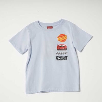 Polera Manga Corta Niño Mcqueen