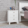 Velador Di Poretti Design Maggiore 3 Cajones Blanco