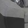 Sofá Seccional Modular Elegant Detail Houston 7 Cuerpos Negro Gris