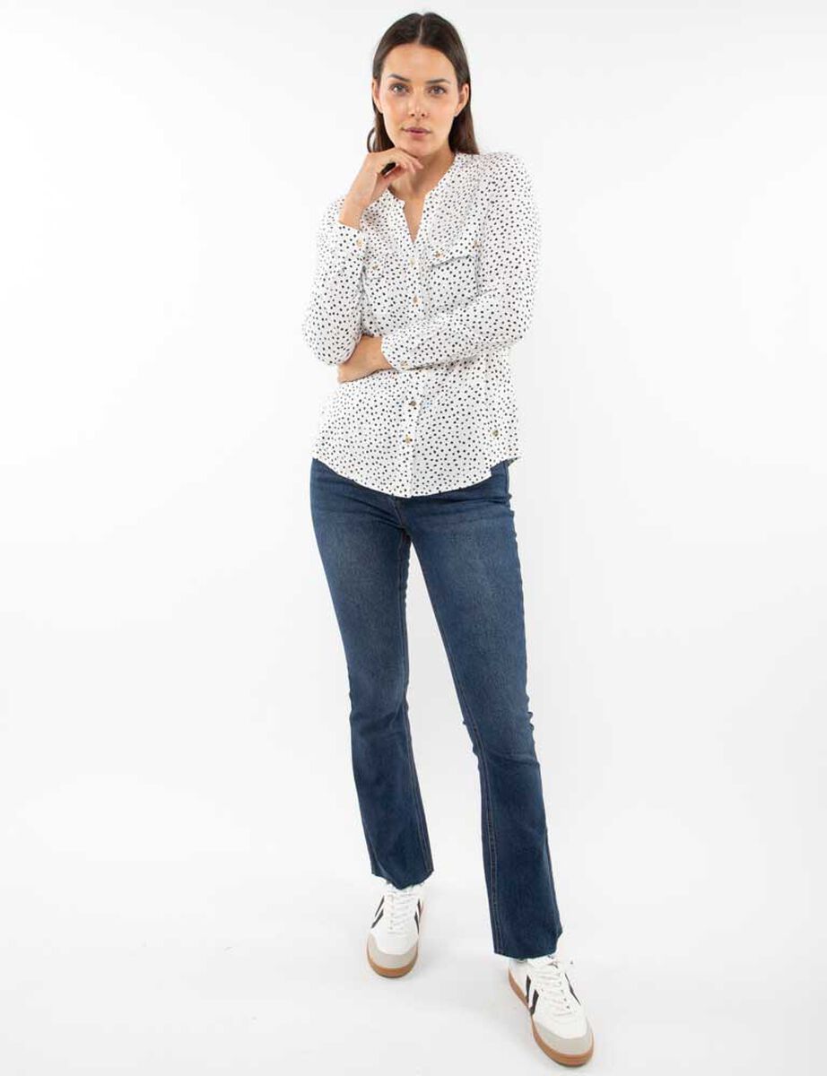 Blusa Manga Larga Mujer Zibel