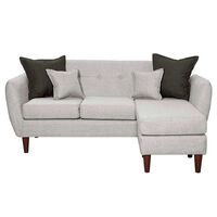 Sofá Seccional Black Factory Huevito 4 Cuerpos Crudo