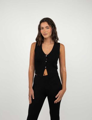 Imagen 1 del producto Blazer Gillet Mujer Icono Negro