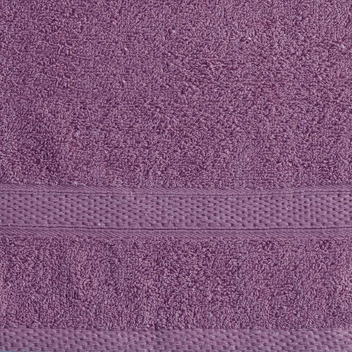 Set 2 Toallas de Baño Plumetti Colorix 68 x 137 cm Morado