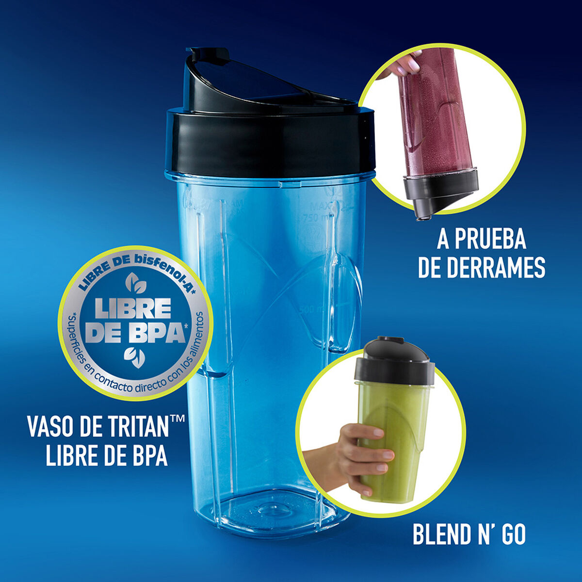 Sistema de nutrici&oacute;n Oster ActiFit+&trade; BLSTXPN7001