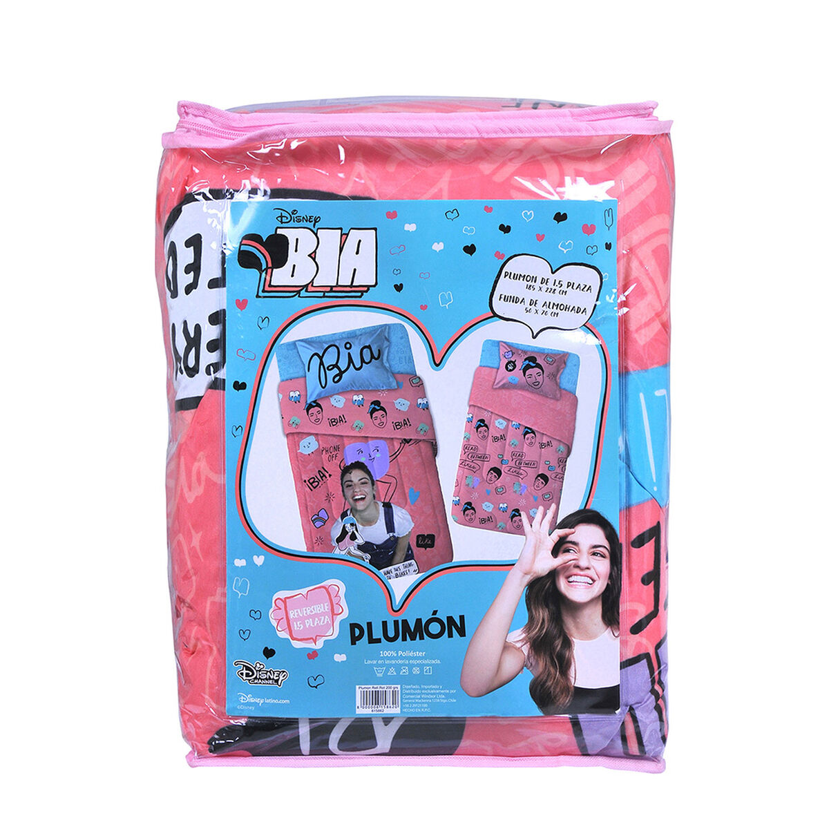 Plumón Estampado  Bia 1,5 Plazas