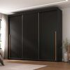 Closet Di Poretti Design Senna 3 Puertas 6 Cajones Negro