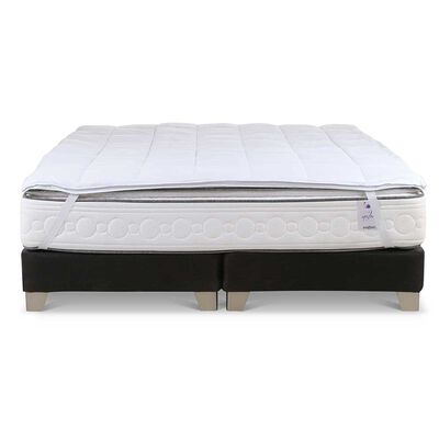 Topper Rosen Súper King Microfibra Blanco