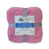 Frazada Poliéster Doral 2 Plazas Deluxe Fucsia