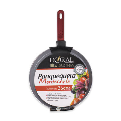 Panquequera Doral Montreal 26 cm Rojo