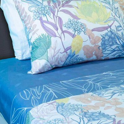 Imagen 2 del producto Juego de Sábanas Doral 200 Hilos 1 Plaza Doral Blue Diseño 5