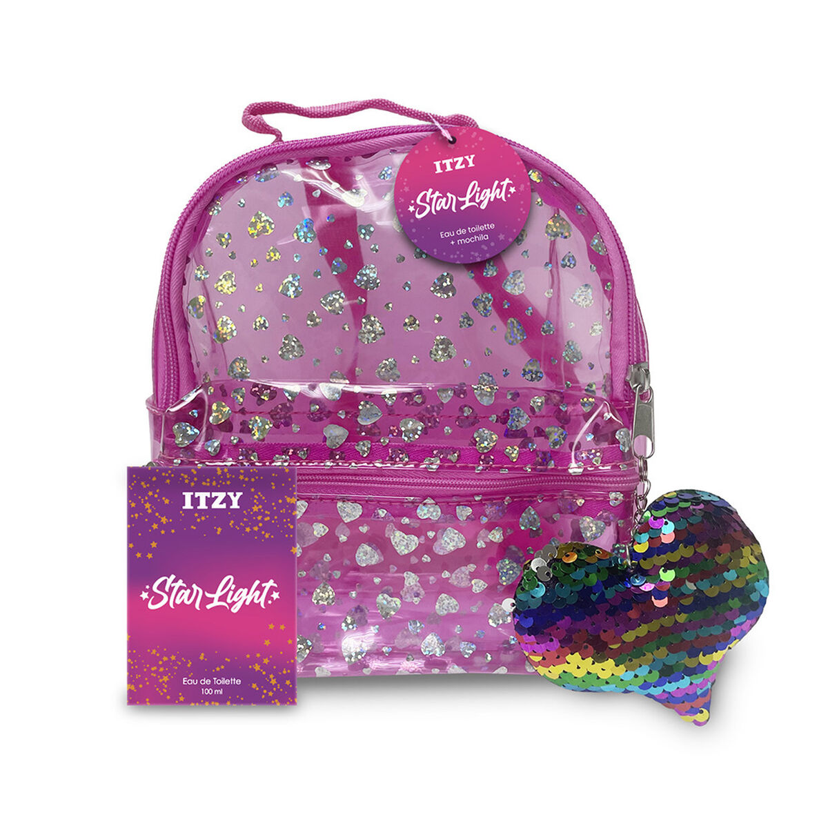 Set de Perfume Itzy Star Light EDT 100 ml + Mochila