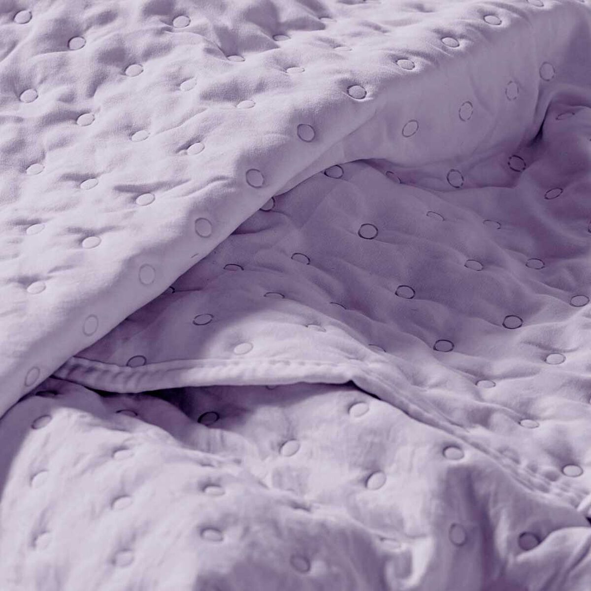 Quilt American Family 2 Plazas Dots Malva