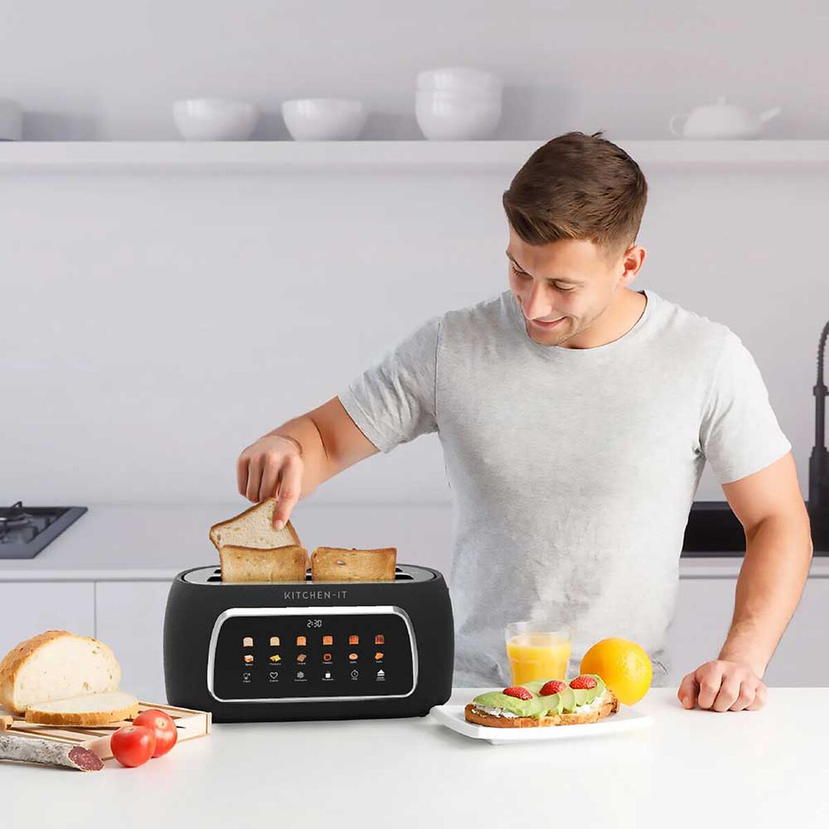 Tostador Kitchen-it Smart Toast 1250-1500W