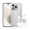 Combo Celular Honor 400 Lite 256GB 6,7" Silver Liberado Bundle + Smartwatch Choice Watch 2i 1,85'' Negro