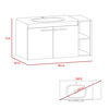 Combo Botiquín Bath 300 + Mueble Lavamanos Khari 100 TuHome