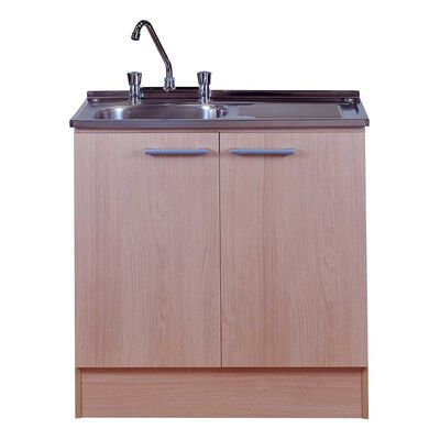 Mueble de Cocina Mobikit Kit 80 Derecho Beige 2 Puertas