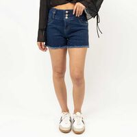 Short Corto Mujer Fiorucci Indigo