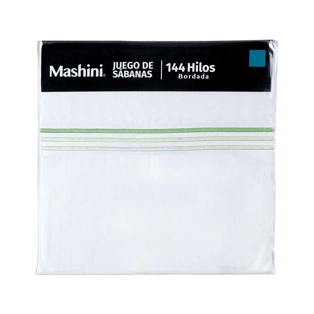 Juego de Sábanas Mashini 144 Hilos King Line Verde