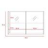 Botiquín + Mueble Lavamanos Flotante TuHome Bath 300