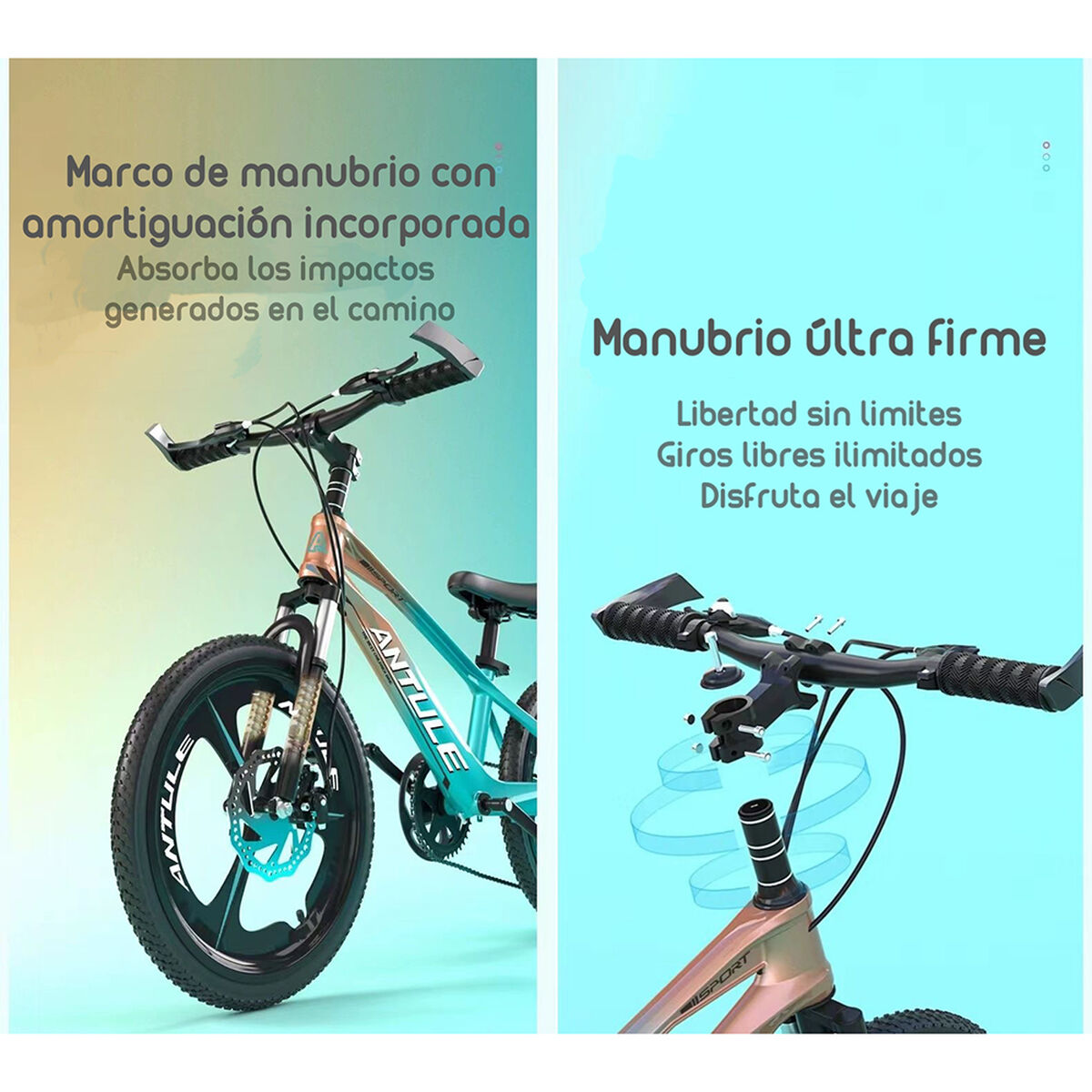 Bicicleta Infantil 5-9 Años Aro 18 Lubabycas Rosada