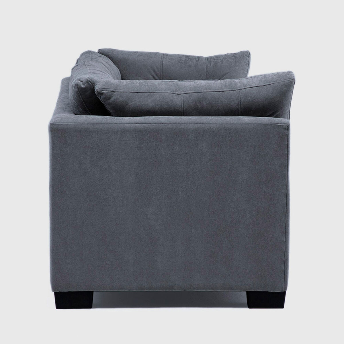 Sof&aacute; Muebles MPR Edimburgo 2 Cuerpos Gris Oscuro