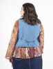 Blusa Denim Sin Mangas Mujer Extralindas