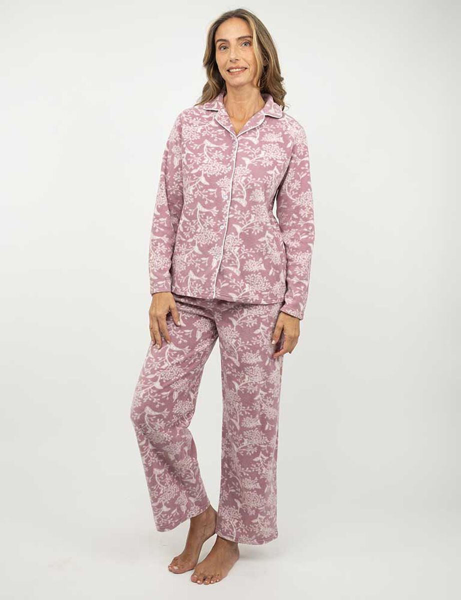 Pijama de Polar Mujer Portman Club