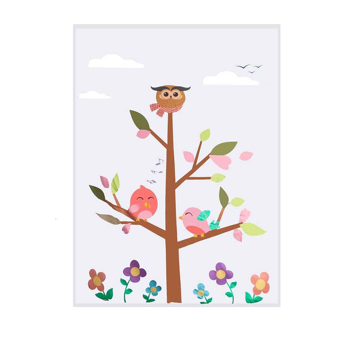 Set Cuna 5 Piezas Pajarito Rosado Bebesit