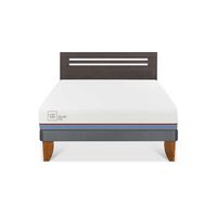 Cama Europea CIC Base Normal 2 Plazas Excellence Plus + Respaldo Munich