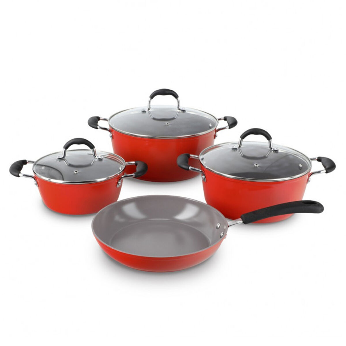 Batería de Cocina Aluminio Forjado Bohlier Venus 7 Piezas