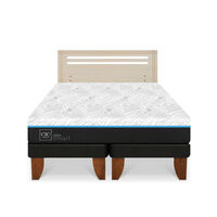Cama Europea CIC Green Infinity 2 Plazas + 1 Respaldo Munich Alpino