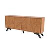 Rack Roca Santos Hasta 60" Roble