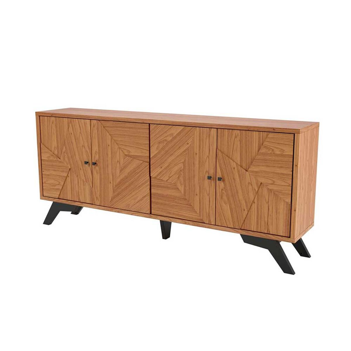 Rack Roca Santos Hasta 60" Roble