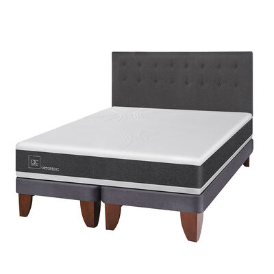 Imagen 2 del producto Cama Europea CIC King Ortopedic + Respaldo Eufrates