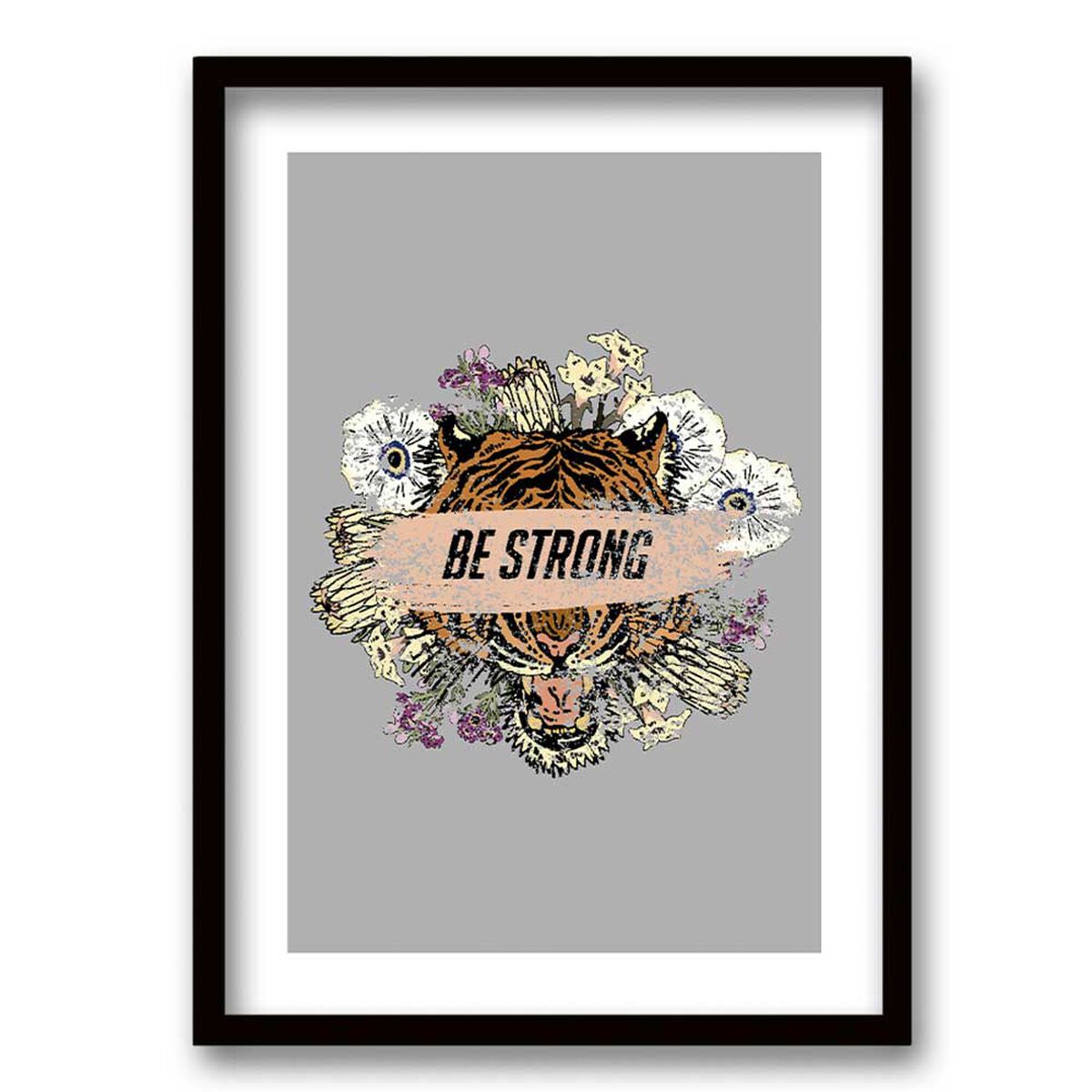 Cuadro Decorativo Retela Be Strong 50 x 35 cm