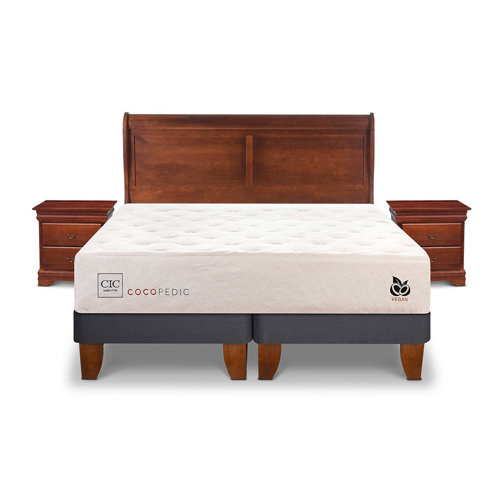 Cama Europea CIC Base Dividida 2 Plazas Cocopedic